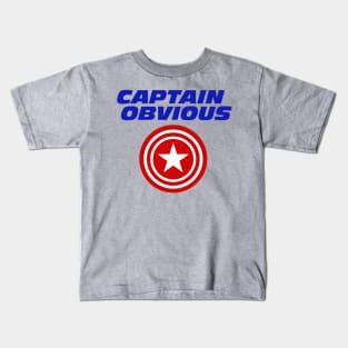 Captain Obvious Kids T-Shirt